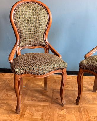 Poltrone Luigi Filippo antiquariato
