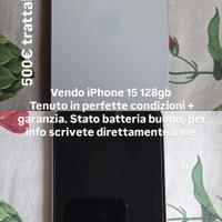 IPHONE 15 COME NUOVO