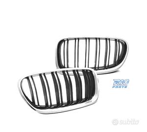 GRIGLIE BMW F10 F11 10-16 LOOK M5 CROMATO NERO LUC