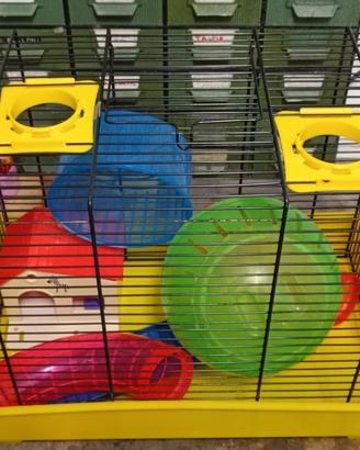 Gabbia gabbieta per criceti