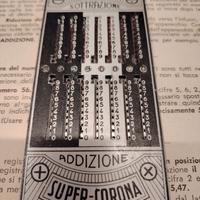 CALCOLATRICE D'EPOCA MECCANICA