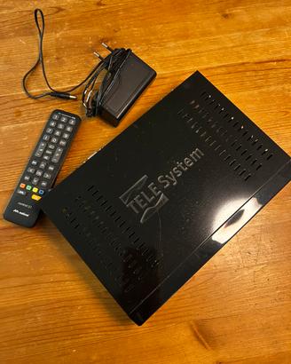 Decoder satellitare Hd Tele system + telecomado
