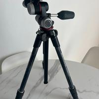 Trepiede manfrotto con testa 2 vie