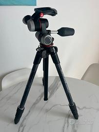 Trepiede manfrotto con testa 2 vie