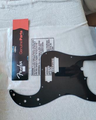 Fender Precision Black 3ply Pickguard 13hl