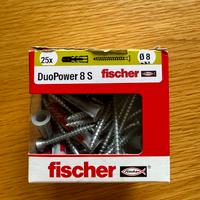 Fischer 25 x tasselli Duopower con vite