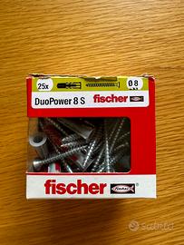 Fischer 25 x tasselli Duopower con vite