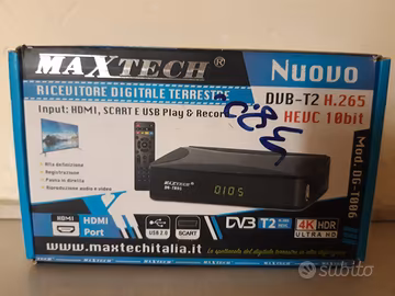 Decoder Digitale Terrestre MAXTECH DG-T006 DVB-T2