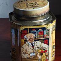 scatola di latta vintage