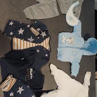 set abbigliamento neonato varie marche 3/6mesi