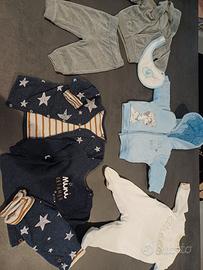 set abbigliamento neonato varie marche 3/6mesi