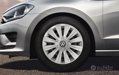 4 Cerchi ferro 15" + copricerchi Volkswagen