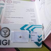Diamante naturale IGI 0,30 E VVS