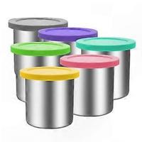 6 Contenitori in acciaio per alimenti