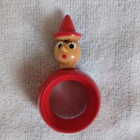 Pinocchio porta tovagliolo in legno