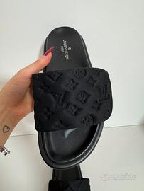 Ciabatte Louis Vuitton nere