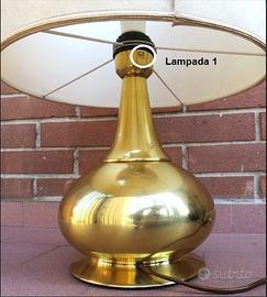 Coppia Lampade tavolo PAF Milano anni 70