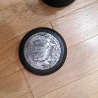 Portamatite etnico con effige argentea 