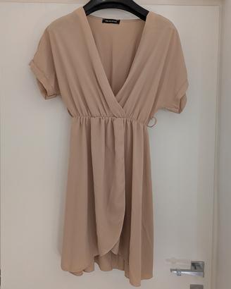 Vestito New Collection, beige, taglia XS