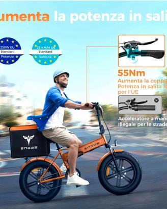 Bici elettrica engwe e p2 pro