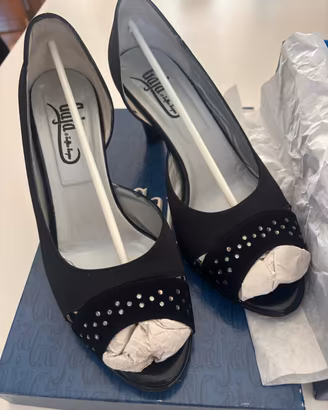 scarpa da cerimonia con tacco 