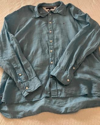 Camicia di lino Tommy Hilfiger XXL