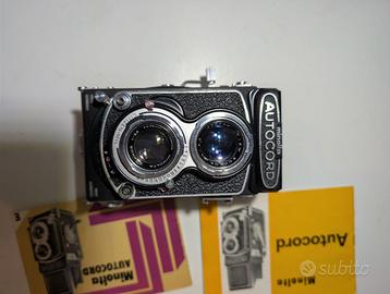 Minolta Autocord biottica vintage – con custodia e