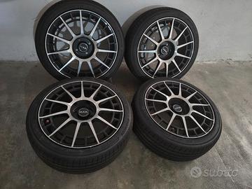 Cerchi 17" 100x4 + Gomma Hankook 205/45R17 88V