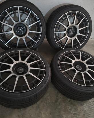 Cerchi 17" 100x4 + Gomma Hankook 205/45R17 88V