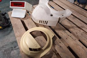 Coprimotore, copriventola e paraspruzzi vespa px