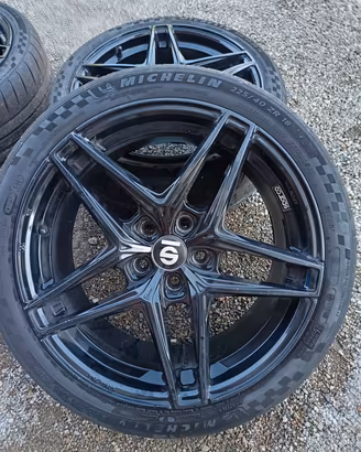 Cerchi Sparco by OZ 18" 8J + Michelin 