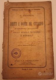 Manuale scolastico 1888 – Diritti e doveri cittadi