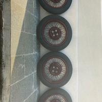cerchi nuovi gommati  a nuovo 4.00/4.25x17