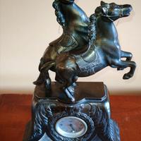 Orologio Vintage coppia di cavalli