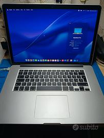 Macbook pro 15"  fine 2015 