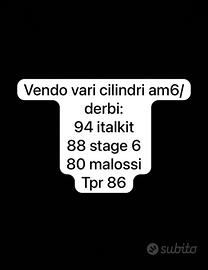 cilindri am6/derbi 80/86/88/94