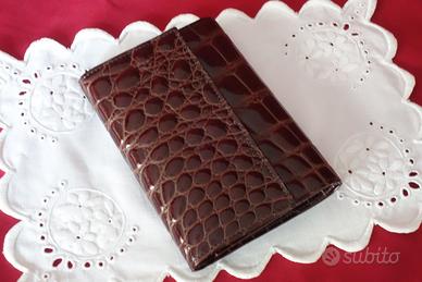 Portafogli donna, in vera pelle. Nuovo.