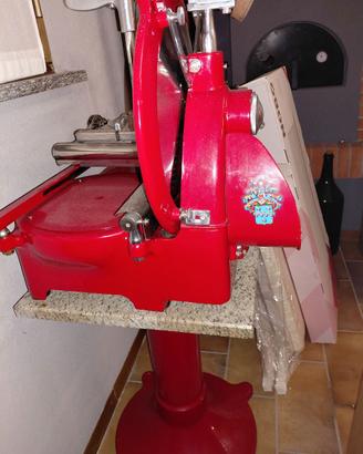 Affettatrice manuale con piedistallo