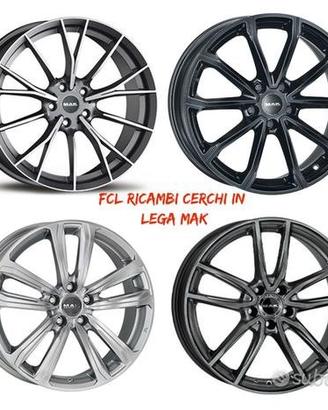 Cerchi in lega Mak per Audi Bmw Ford Mercedes Vw