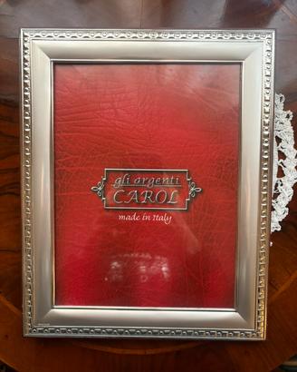 Cornice rettangolare 24x30 lamina d’argento
