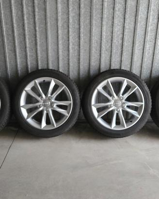 Cerchi 17" originali Audi + Hankook Kinergy 4s M+S