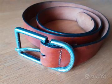 Cintura Vintage Marina Yachting In Pelle Marrone