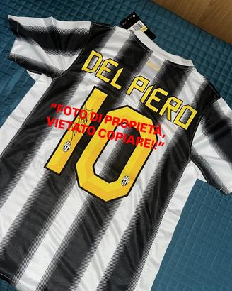 Maglia Juve Del Piero 11/12 autografata+foto prova