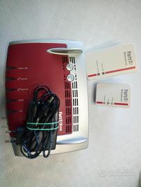 kit Fritz!Box 7490 + Fritz Powerline + cavi rete