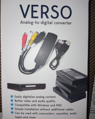 Vedere in TV le cassette.Digital converter NUOVO