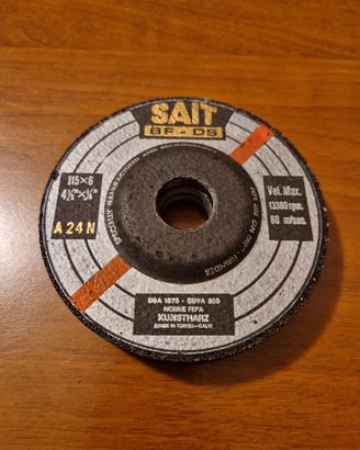3 Dischi Abrasivi SAIT BF-DS A24N 115×6 mm – Nuovi
