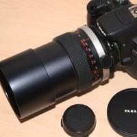 PANAGOR reflex 500mm f8 + anello FD-EOS ( Canon )