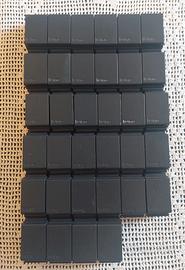 34 tappi copriforo bticino living classic nero