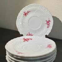 Set 6 piattini “Vecchio Ginori”  Decoro floreale