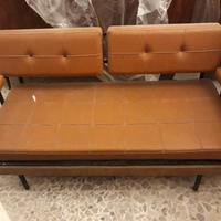 Divanetto vintage anni 70 finta pelle